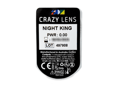 CRAZY LENS - Night King - daily plano (2 lenses) - Blister pack preview