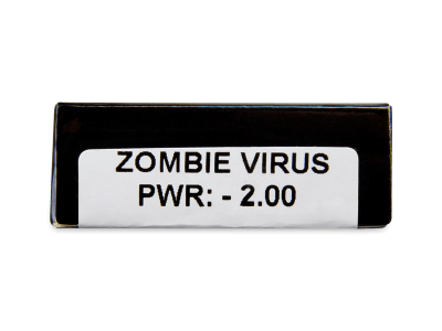 CRAZY LENS - Zombie Virus - daily power (2 lenses) - Attributes preview