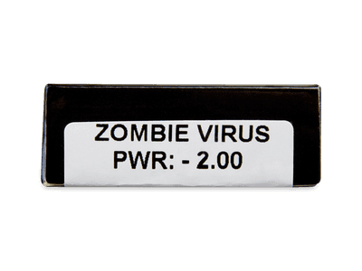 CRAZY LENS - Zombie Virus - daily power (2 lenses) - Attributes preview