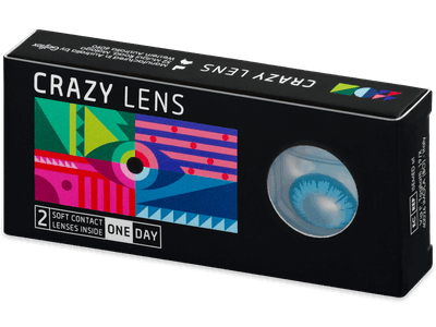 CRAZY LENS - White Walker - daily plano (2 lenses)