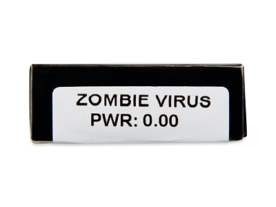 CRAZY LENS - Zombie Virus - daily plano (2 lenses) - Attributes preview