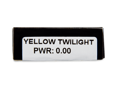 CRAZY LENS - Yellow Twilight - daily plano (2 lenses) - Attributes preview