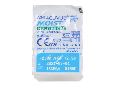 1 Day Acuvue Moist Multifocal (30 lenses) - Blister pack preview 