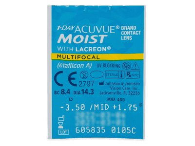 1 Day Acuvue Moist Multifocal (30 lenses) - Blister pack preview