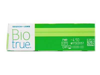 Biotrue ONEday (90 lenses) - Attributes preview