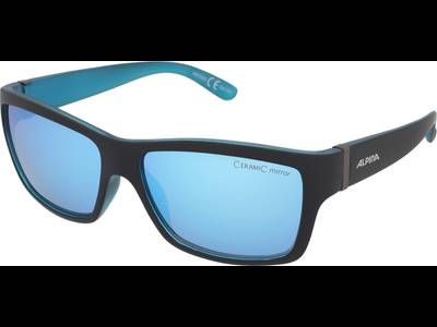 Alpina Kacey Black Matt Blue/Blue Mirror