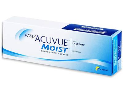 1 Day Acuvue Moist (30 lenses) - Daily contact lenses