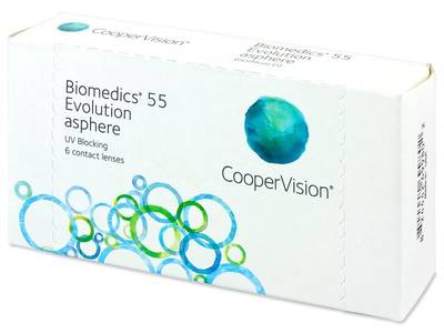 Biomedics 55 Evolution (6 lenses) - Monthly contact lenses