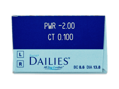 Focus Dailies All Day Comfort (30 lenses) - Attributes preview
