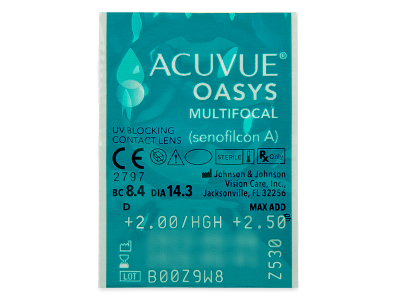 Acuvue Oasys Multifocal (6 lenses) - Blister pack preview