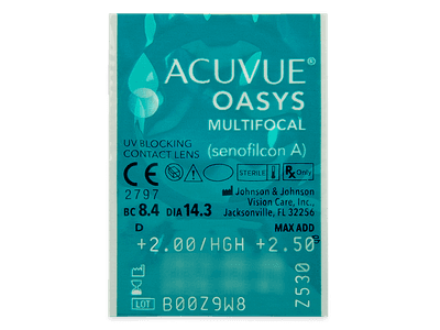 Acuvue Oasys Multifocal (6 lenses) - Blister pack preview