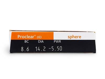 Proclear Sphere (6 lenses) - Attributes preview