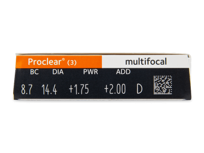 Proclear Multifocal (3 lenses) - Attributes preview