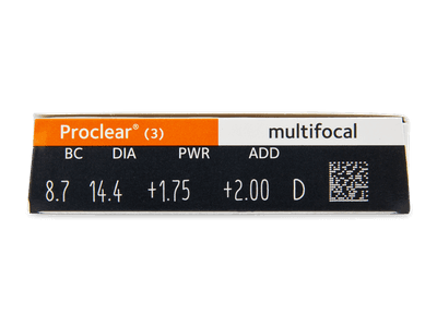Proclear Multifocal (3 lenses) - Attributes preview