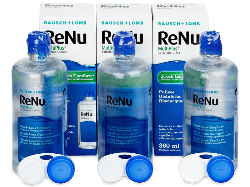 ReNu MultiPlus Solution 3 x 360 ml  - Economy 3-pack - solution