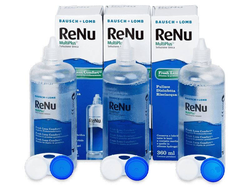 ReNu MultiPlus Solution 3 x 360 ml - Economy 3-pack - solution