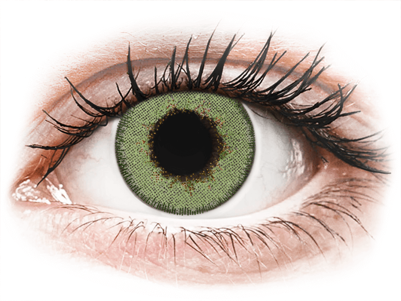 TopVue Daily Color - Green - daily power (2 lenses) - Coloured contact lenses