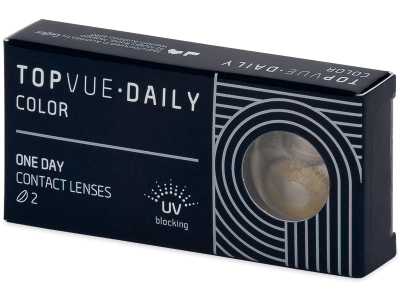 TopVue Daily Color - Pure Hazel - daily plano (2 lenses) - Coloured contact lenses