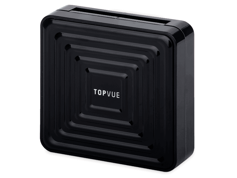 TopVue mirror case - square pattern 