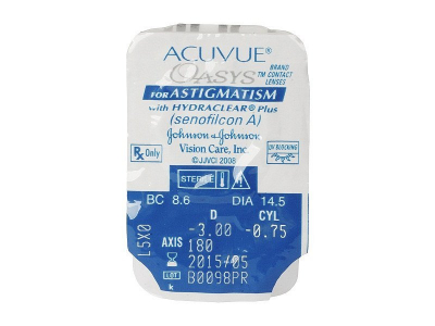Acuvue Oasys for Astigmatism (6 lenses) - Blister pack preview