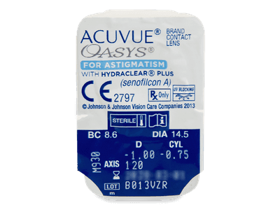 Acuvue Oasys for Astigmatism (6 lenses) - Blister pack preview