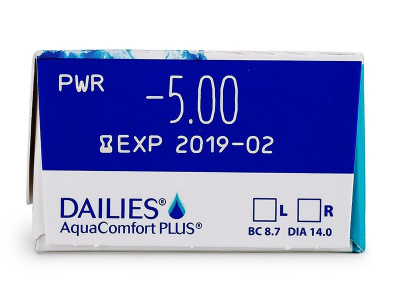 Dailies AquaComfort Plus (30 lenses) - Attributes preview