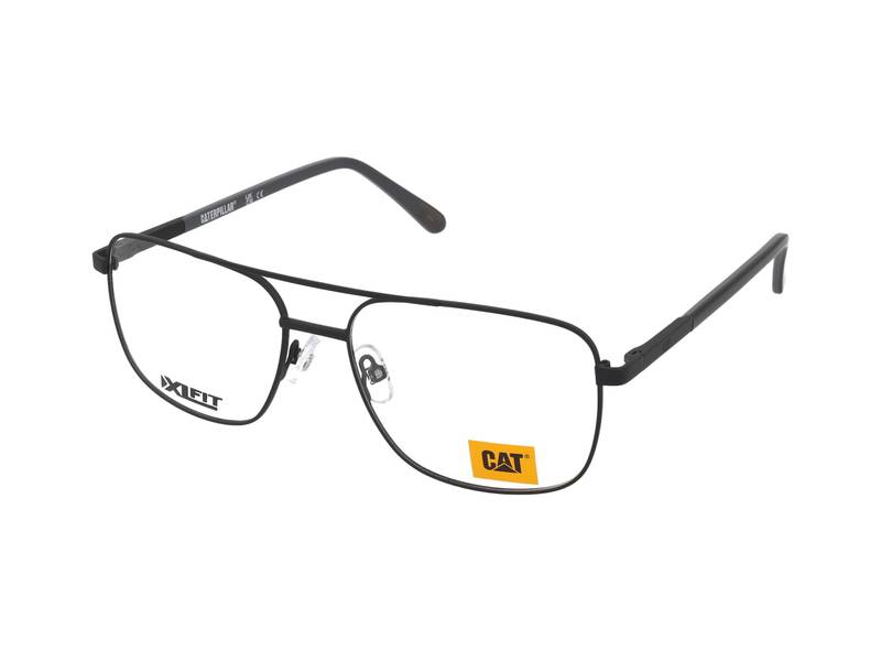Gafas De Prescripción Caterpillar Cto-3013 – Montura Azul Marino, Acetato, Talla 57, Estilo Rectangular