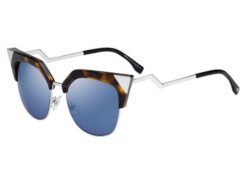 Fendi Iridia Cat Eye Sunglasses FF0149S TLV XT 54 Fendi Black/Grey FF0149 Iridia Cat Eye Sunglasses Fendi | TLC US main image 2