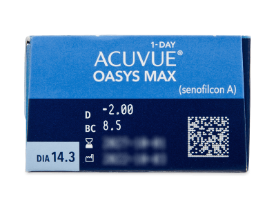 Acuvue Oasys Max 1-Day (30 lenses) - Attributes preview