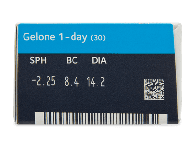 Gelone 1-day (30 lenses) - Attributes preview