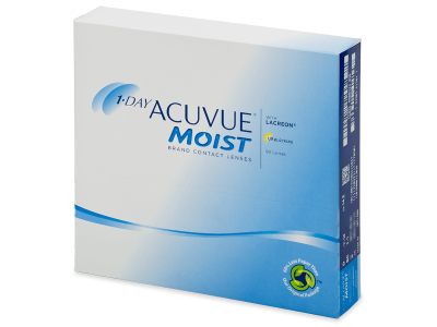 1 Day Acuvue Moist (90 lenses) - Daily contact lenses