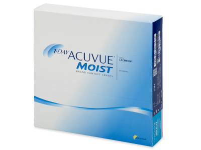 1 Day Acuvue Moist (90 lenses) - Daily contact lenses