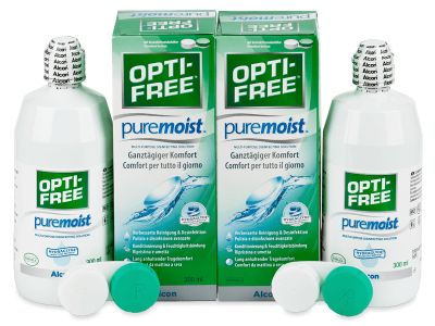 OPTI-FREE PureMoist Solution 2 x 300 ml - Economy duo pack - solution