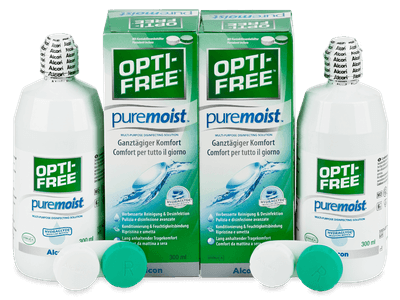 OPTI-FREE PureMoist Solution 2 x 300 ml - Economy duo pack - solution