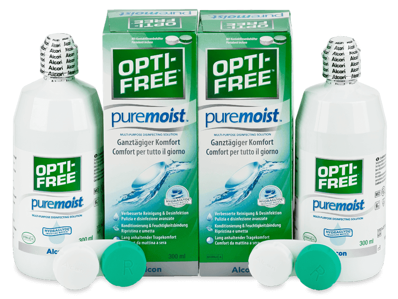OPTI-FREE PureMoist Solution 2 x 300 ml - Economy duo pack - solution
