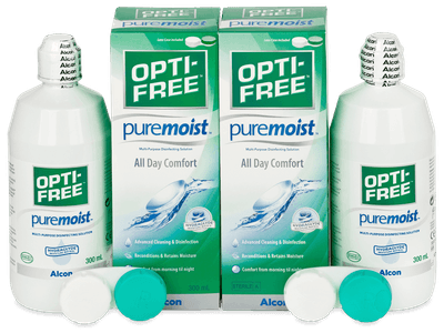 OPTI-FREE PureMoist Solution 2 x 300 ml - Economy duo pack - solution