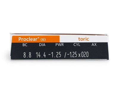 Proclear Toric (6 lenses) - Attributes preview