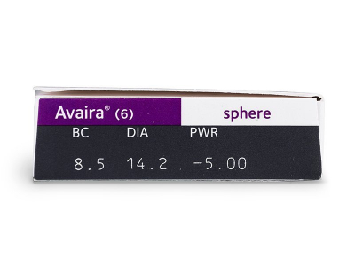 Avaira (6 lenses) - Attributes preview
